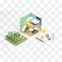 卡通手绘房子-空若网 卡通手绘房子-空若网