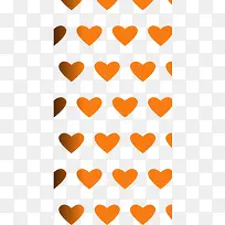 橙色爱心背景-空若网 橙色爱心背景-空若网