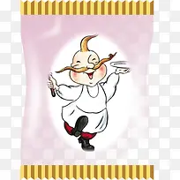 卡通食品透明塑料包装袋子-空若网 卡通食品透明塑料包装袋子-空若网