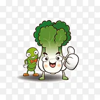 手绘白菜人物-空若网 手绘白菜人物-空若网