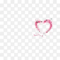 粉色爱心花环-空若网 粉色爱心花环-空若网