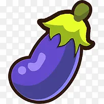 扁平化农产品紫色茄子-空若网 扁平化农产品紫色茄子-空若网