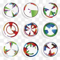 矢量圆形花纹扁平化素材合集-空若网 矢量圆形花纹扁平化素材合集-空若网