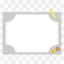 灰色纽扣边框-空若网 灰色纽扣边框-空若网