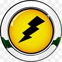 闪电标志png矢量元素-空若网 闪电标志png矢量元素-空若网