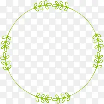 绿色春季植物草环-空若网 绿色春季植物草环-空若网