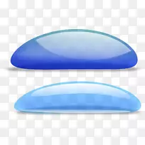 蓝色落体型剪贴画.图钉-空若网 蓝色落体型剪贴画.图钉-空若网