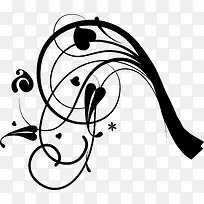 黑色线条树枝-空若网 黑色线条树枝-空若网