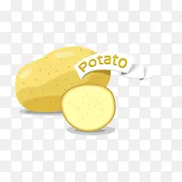 土豆卡通矢量素材-空若网 土豆卡通矢量素材-空若网