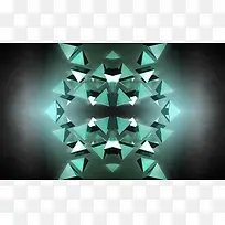 蓝色立体三角形-空若网 蓝色立体三角形-空若网