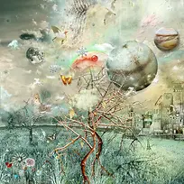 草地星球背景-空若网 草地星球背景-空若网