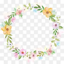 春季多彩美丽花圈-空若网 春季多彩美丽花圈-空若网