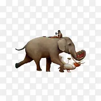 大象森林动物-空若网 大象森林动物-空若网