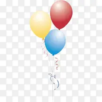 三只气球彩色气球-空若网 三只气球彩色气球-空若网