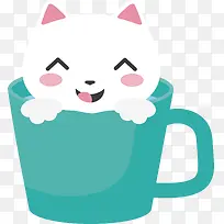 杯子里的小猫咪-空若网 杯子里的小猫咪-空若网