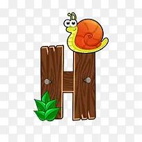 卡通可爱字母动物免抠素材-空若网 卡通可爱字母动物免抠素材-空若网