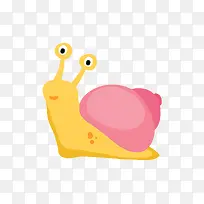 卡通可爱蜗牛免抠素材-空若网 卡通可爱蜗牛免抠素材-空若网