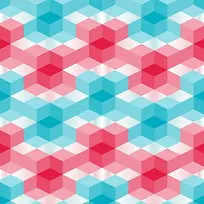立体方块花纹PNG矢量元素-空若网 立体方块花纹PNG矢量元素-空若网