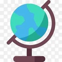 扁平化简约地球仪-空若网 扁平化简约地球仪-空若网