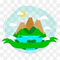 ��ƽ������ɽˮ�羰-������