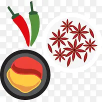 手绘厨房用料图案-空若网 手绘厨房用料图案-空若网