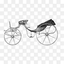 复古老式马车矢量素材-空若网 复古老式马车矢量素材-空若网