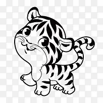 黑色的卡通小动物-空若网 黑色的卡通小动物-空若网