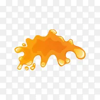 水花橙色矢量-空若网 水花橙色矢量-空若网