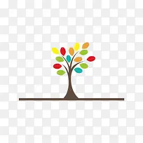 彩色叶子的树-空若网 彩色叶子的树-空若网