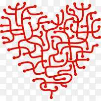 创意红色爱心-空若网 创意红色爱心-空若网