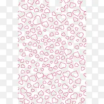 红色线条爱心背景-空若网 红色线条爱心背景-空若网