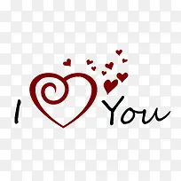 创意我爱你字体设计-空若网 创意我爱你字体设计-空若网