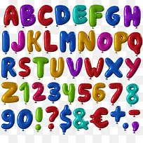 创意彩色26个字母-空若网 创意彩色26个字母-空若网