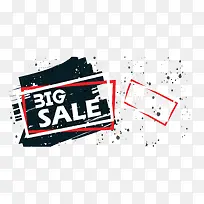 蓝色笔刷大促销横幅-空若网 蓝色笔刷大促销横幅-空若网