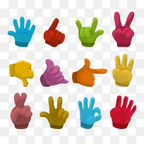 各种数字手势-空若网 各种数字手势-空若网