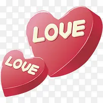 3D立体爱心-空若网 3D立体爱心-空若网