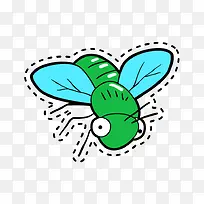 手绘苍蝇-空若网 手绘苍蝇-空若网