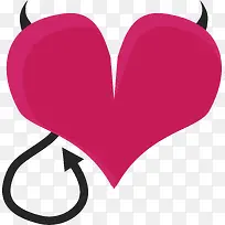 枚红色小恶魔爱心-空若网 枚红色小恶魔爱心-空若网