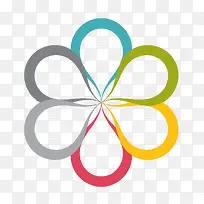 对称图形渐变矢量-空若网 对称图形渐变矢量-空若网