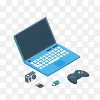 商务笔记本电脑矢量图-空若网 商务笔记本电脑矢量图-空若网