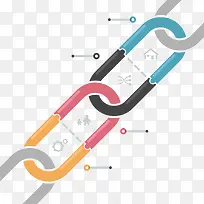 多彩卡通锁链-空若网 多彩卡通锁链-空若网