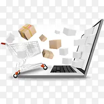 网上购物卡通图标-空若网 网上购物卡通图标-空若网