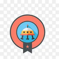 矢量扁平化卫星定位标签-空若网 矢量扁平化卫星定位标签-空若网