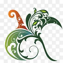 卡通唐草纹-空若网 卡通唐草纹-空若网