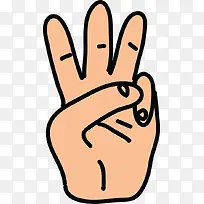 三个手指-空若网 三个手指-空若网