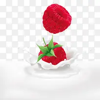 牛奶中的水果-空若网 牛奶中的水果-空若网