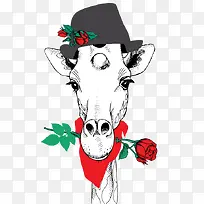 卡通可爱手绘动物-空若网 卡通可爱手绘动物-空若网