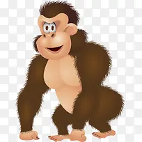 卡通可爱大猩猩-空若网 卡通可爱大猩猩-空若网