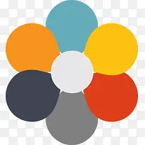 多彩圆圈标志-空若网 多彩圆圈标志-空若网