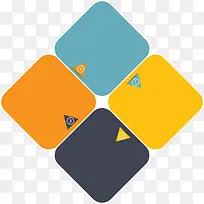 彩色方形标签-空若网 彩色方形标签-空若网